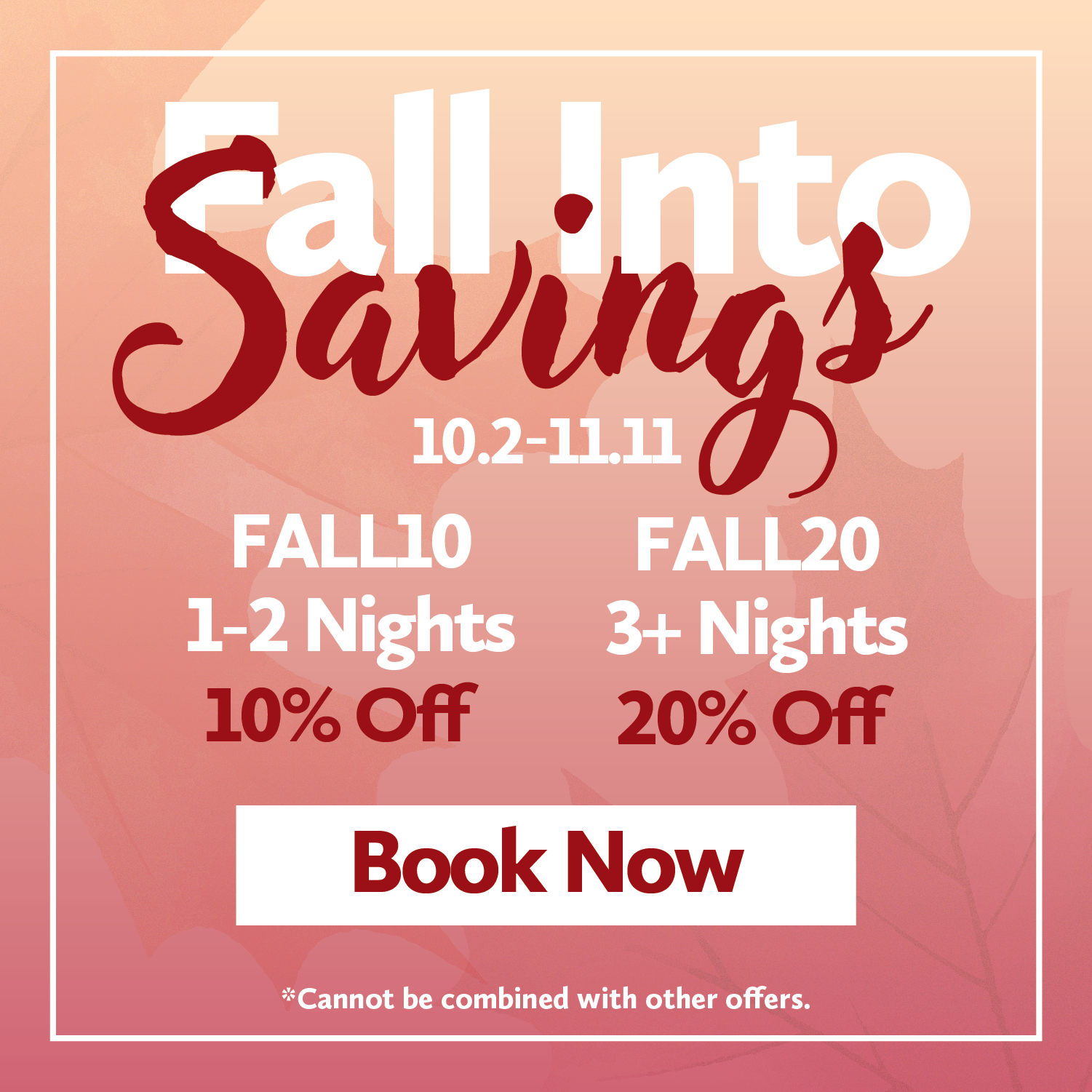 Fall into Savings!